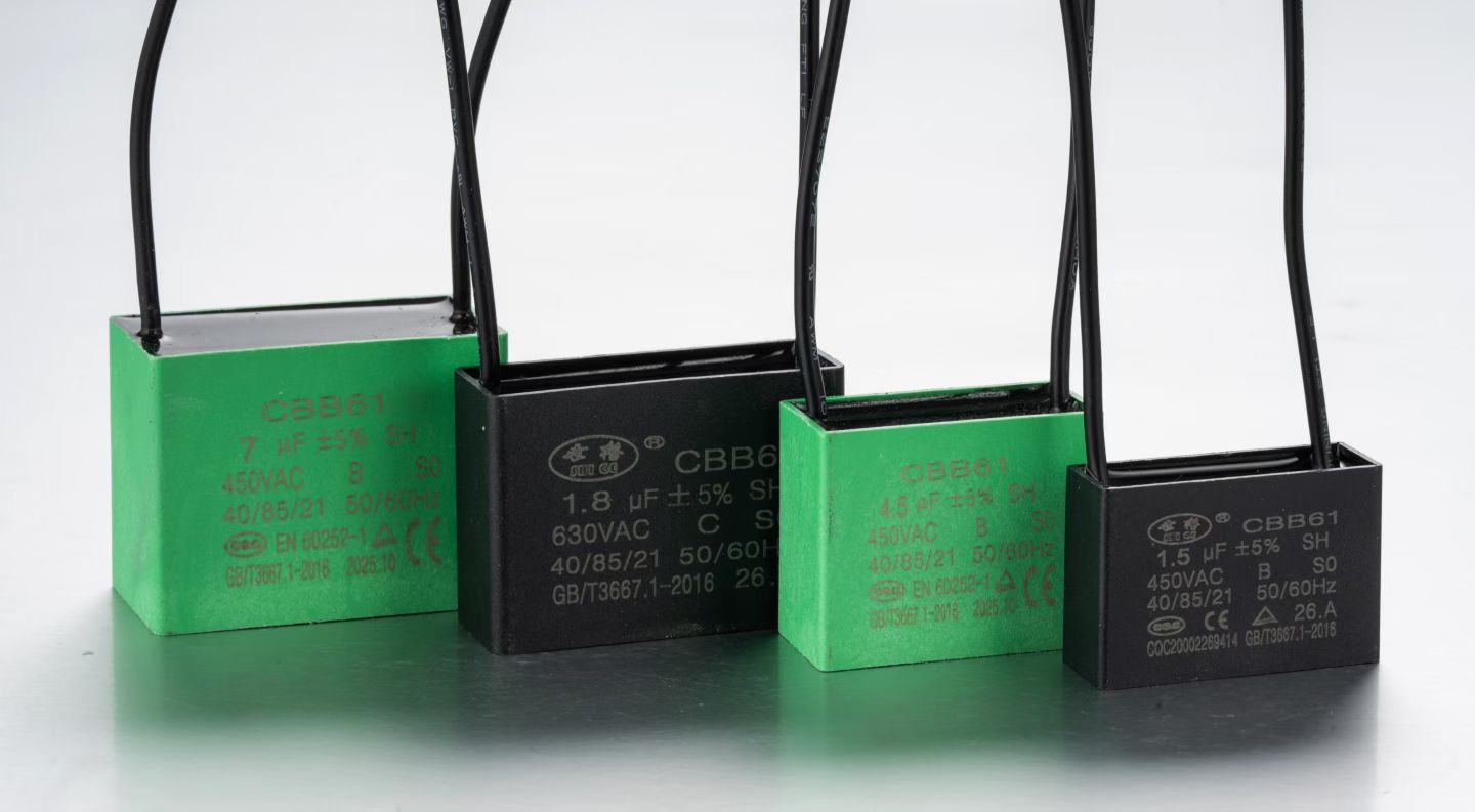 HAN XING CBB61 rectangular capacitor detail